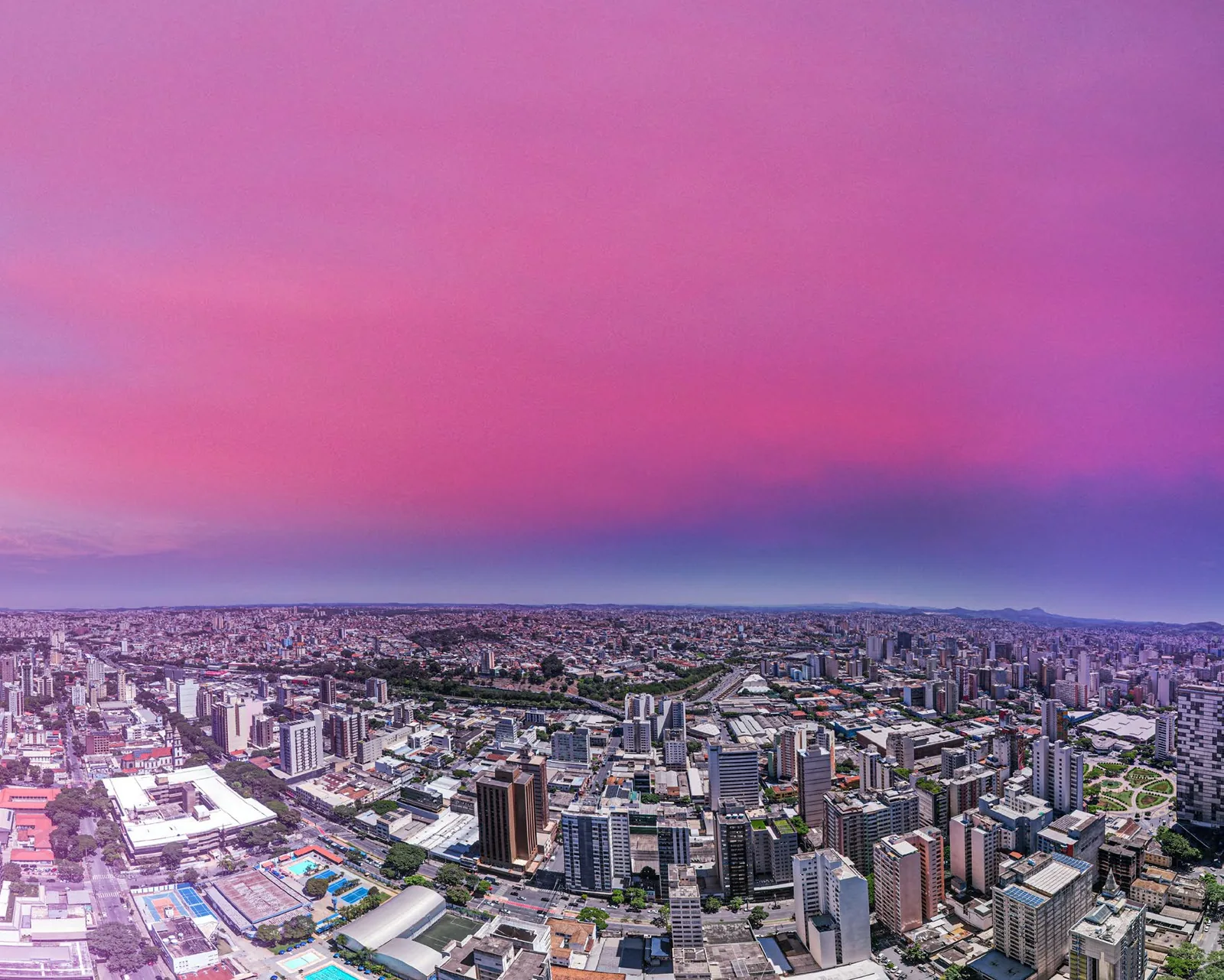 Vista aérea de Belo Horizonte